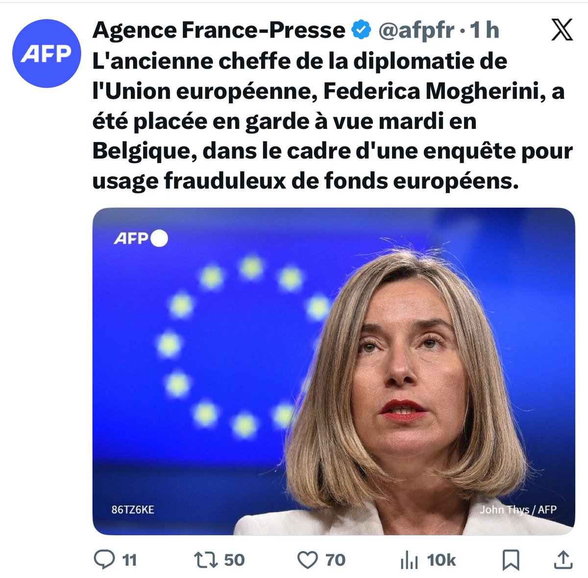 L’UE est corrompue par ses acteurs, par les lobbys et par des chefs d’état à la solde du deep state. Elle nous bouffe notre fric à des fins personnelles ! 
Quand les Français vont-ils se réveiller ? ⁦<a href="/_LesPatriotes/">Les Patriotes</a>⁩ ⁦<a href="/f_philippot/">Florian Philippot</a>⁩ #Frexit