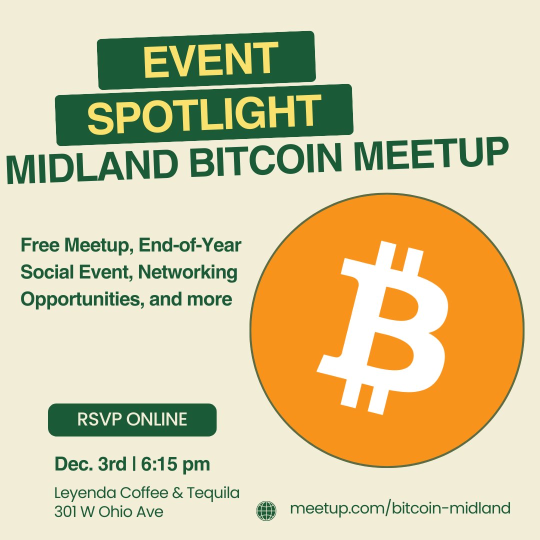Midland Bitcoin Meetup (@BitcoinMidland) / Posts / X