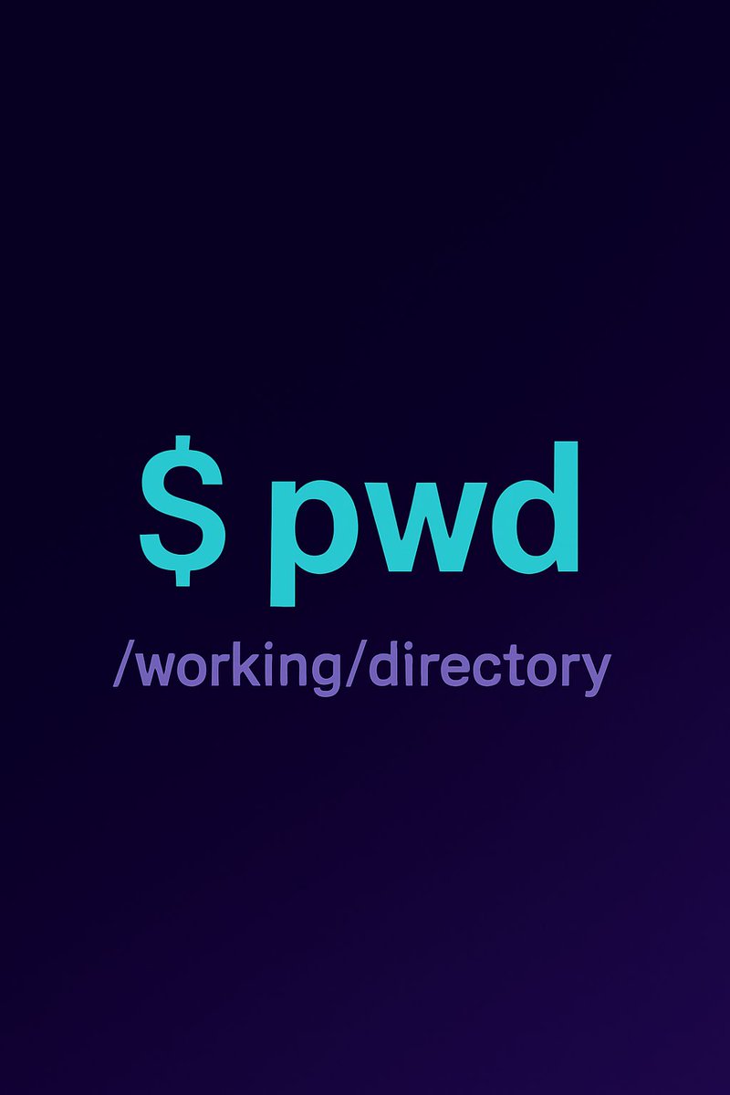 inverse_stack's tweet image. 🌍 Today’s Command: pwd

Before you build anything in tech or in life, you start by knowing where you are.

$ pwd

(print working directory) shows your location in the system.

A tiny command with a massive truth:
Clarity comes before creation.

🔗 inversestack.com