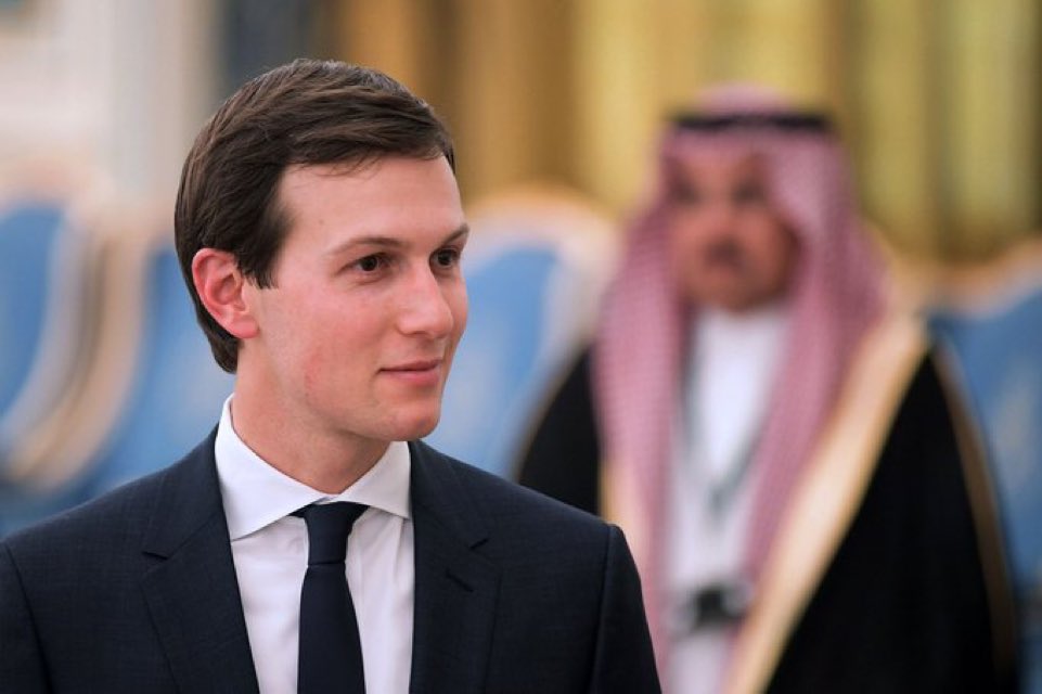 AntiTrumpCanada's tweet image. As Jared Kushner schmoozes with Vladimir Putin today (for reasons that defy all logic), let’s not forget: this skinny motherfucker used his security clearance to funnel intelligence to MBS - the same guy who then ordered the bone-saw murder of journalist Jamal Khashoggi.