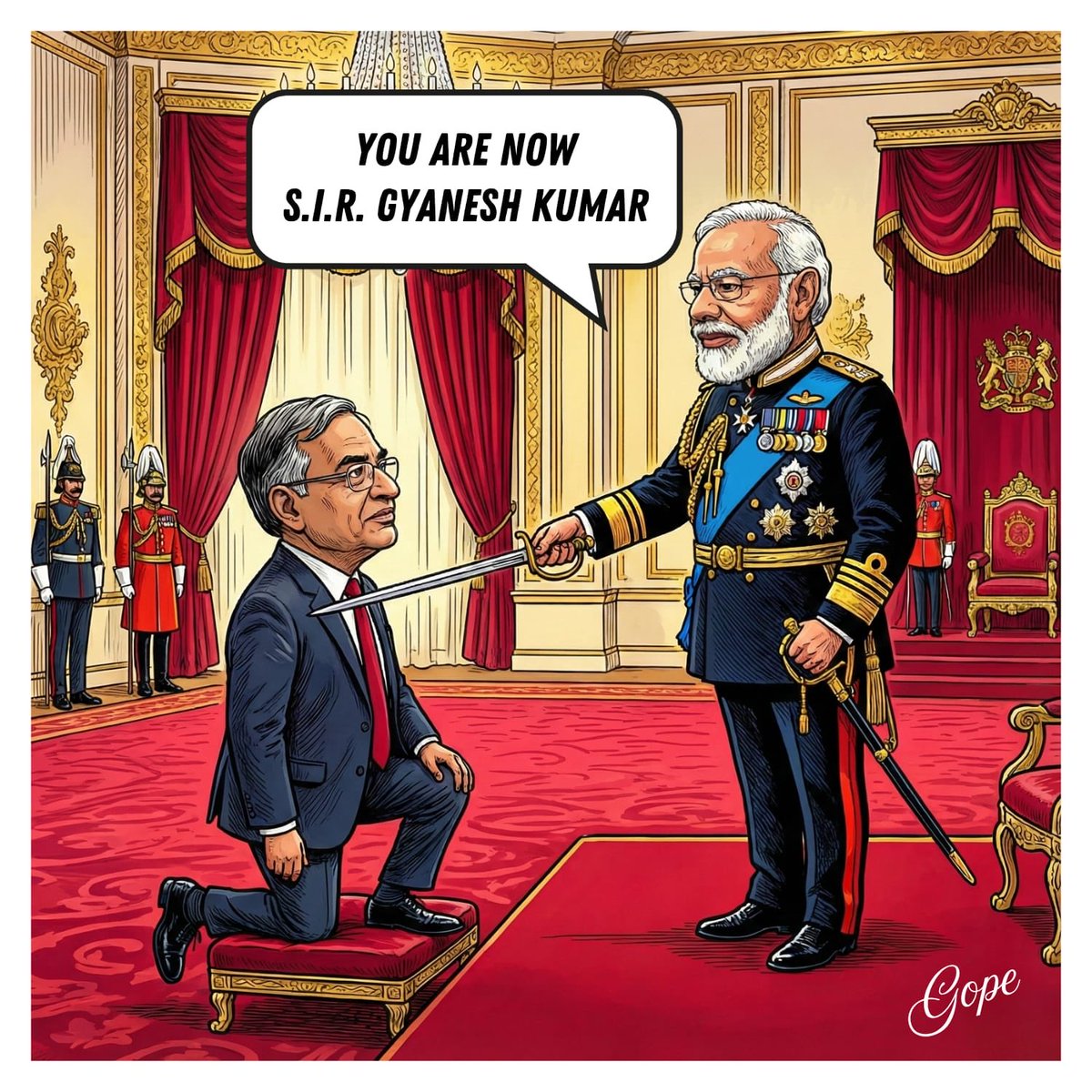 S.I.R. Gyanesh Kumar!