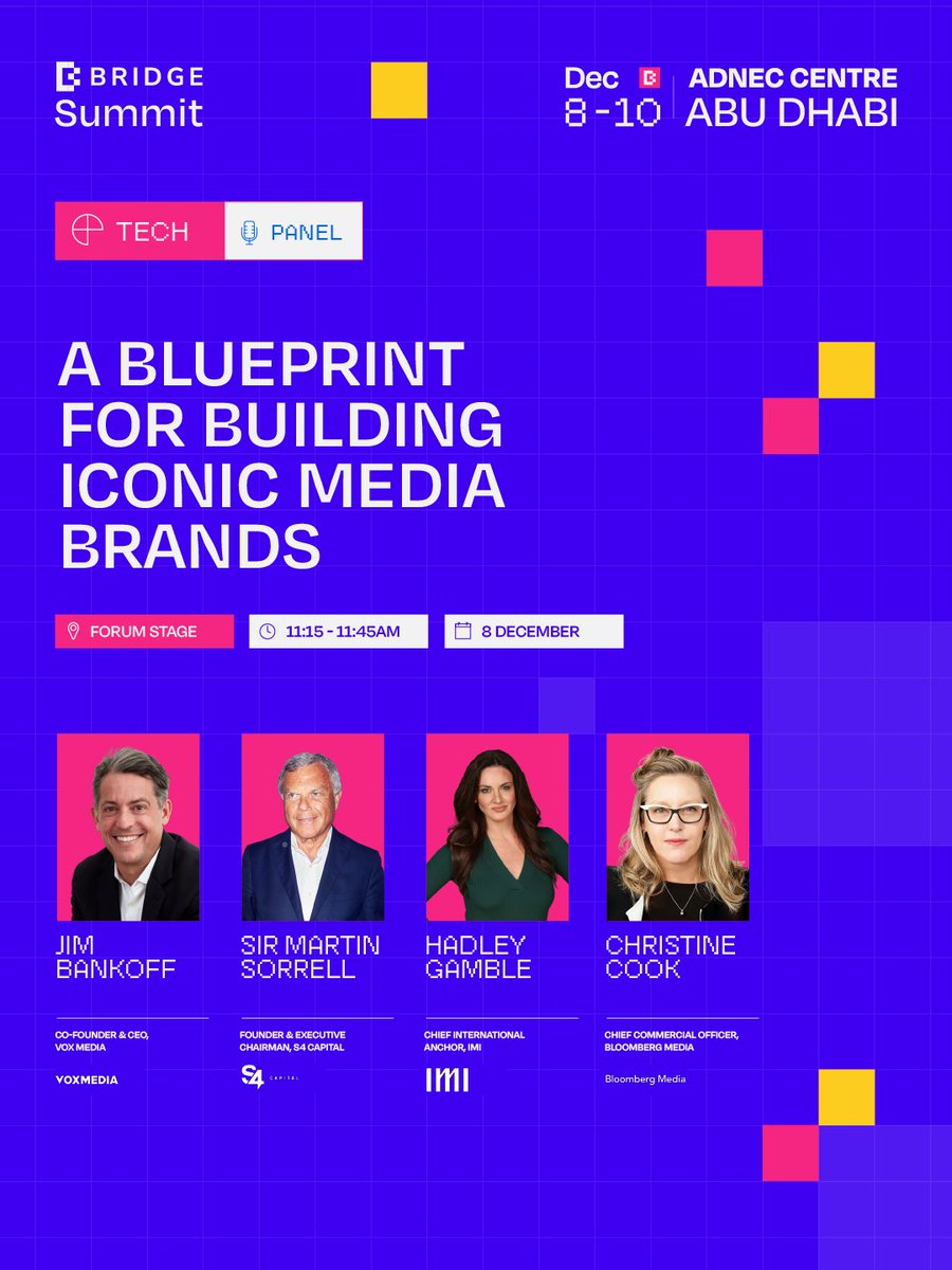 WMediaBridge's tweet image. Belonging at global scale.

As legacy publishers and digital platforms expand across borders, the challenge isn’t just growth, it’s relevance. Today’s most trusted media brands are rewriting their global playbooks, pairing editorial excellence with strategic innovation to stay…