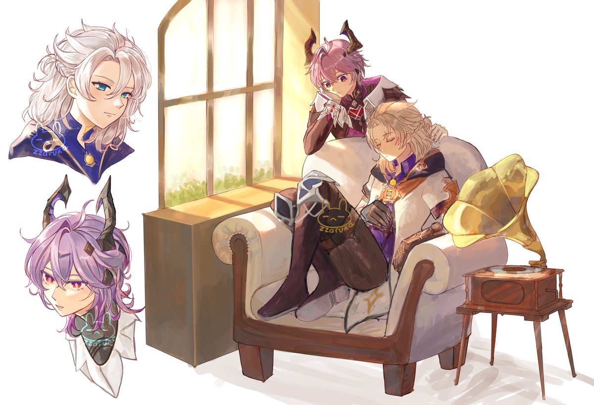 アルベド(原神) 「I dont think if i can finish this piece 」|Aru