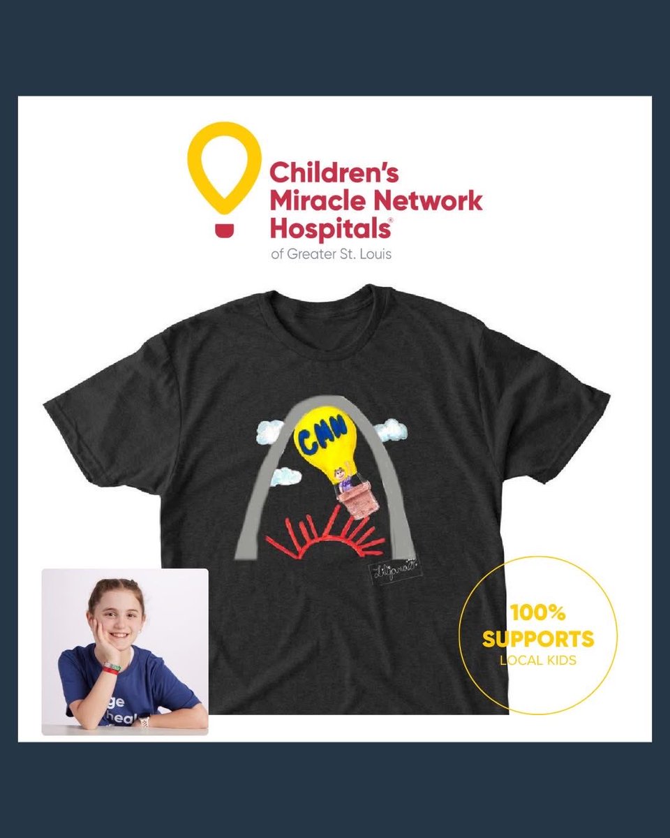 💛 Wear the art. Share the hope. Support the healing. Introducing shirts designed by CMN-STL Champion Children.

👉 Grab yours today and help change kids’ health to change the future! 

tinyurl.com/52ukcmkm