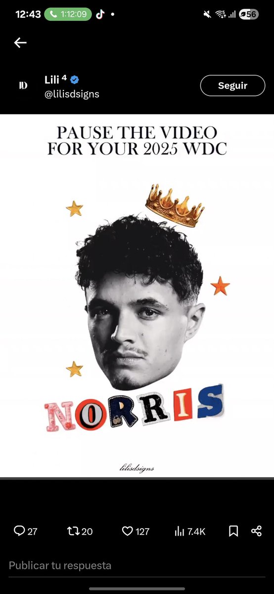 swiftonelli's tweet image. go lando!!!!!!!