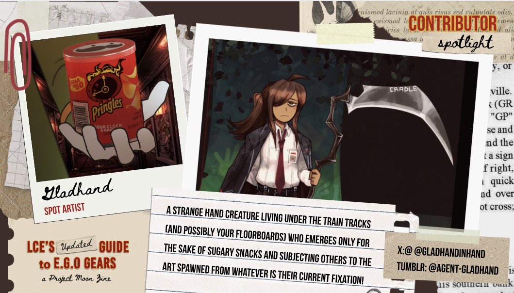 LCEguidezine's tweet photo. [CONTRIBUTOR SPOTLIGHT]

Please welcome our next spot artist, Gladhand! It’s true they’re a strange hand creature, I’ve seen them. https://t.co/q2LyYsO9sz
