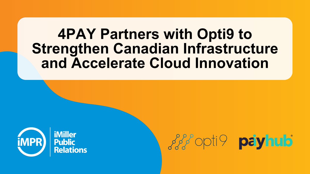 iMillerPR's tweet photo. Big news in fintech + cloud: @4PAYINC is partnering with @Opti9Tech to modernize and scale PaiyHub with AWS-powered performance, resiliency, and compliance.
🔗 https://t.co/q9X9oRtcbQ
#fintech #cloud #AWS #digitalpayments #infrastructure #innovation #4PAY #Opti9 #PaiyHub #iMPR https://t.co/iOa3452uRs