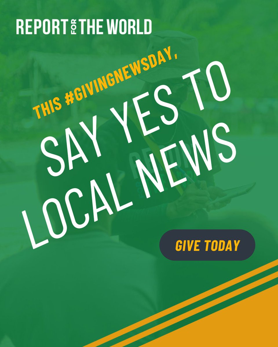 Report for the World tweet media