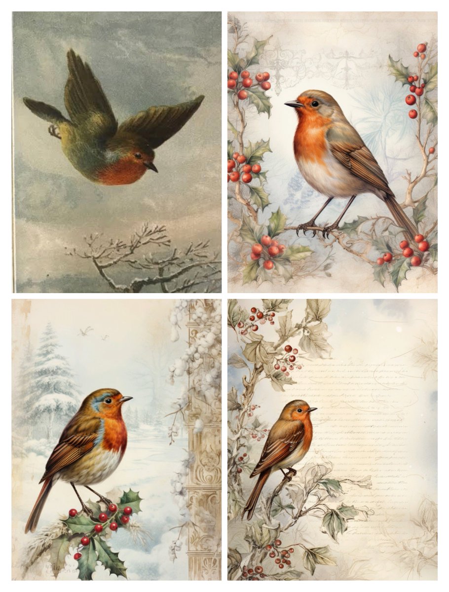 Tree_Folklore's tweet image. Robins, with their fiery red breasts and bright, joyous presence through the darkest months, quickly became symbols of Christmas cheer 🍒❄️

In Victorian times, postmen were nicknamed “robins” thanks to their bright red uniforms and before long, the Robin itself began to appear…