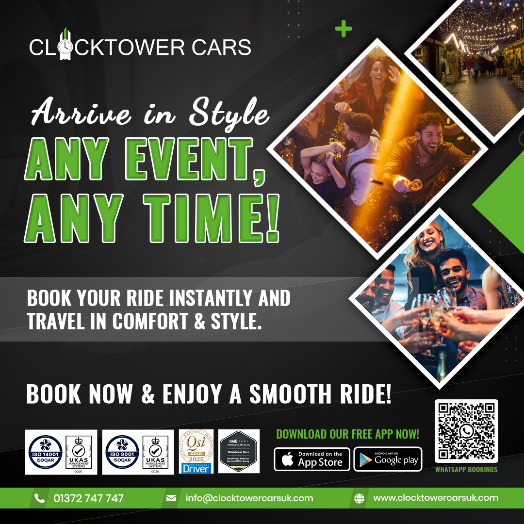 ClocktowerCars2's tweet photo. Arrive in Style Any Event, Any Time!

Book your ride instantly and travel in comfort &amp; style.

Book Now &amp; Enjoy a Smooth Ride! https://t.co/ZelXhONKE5