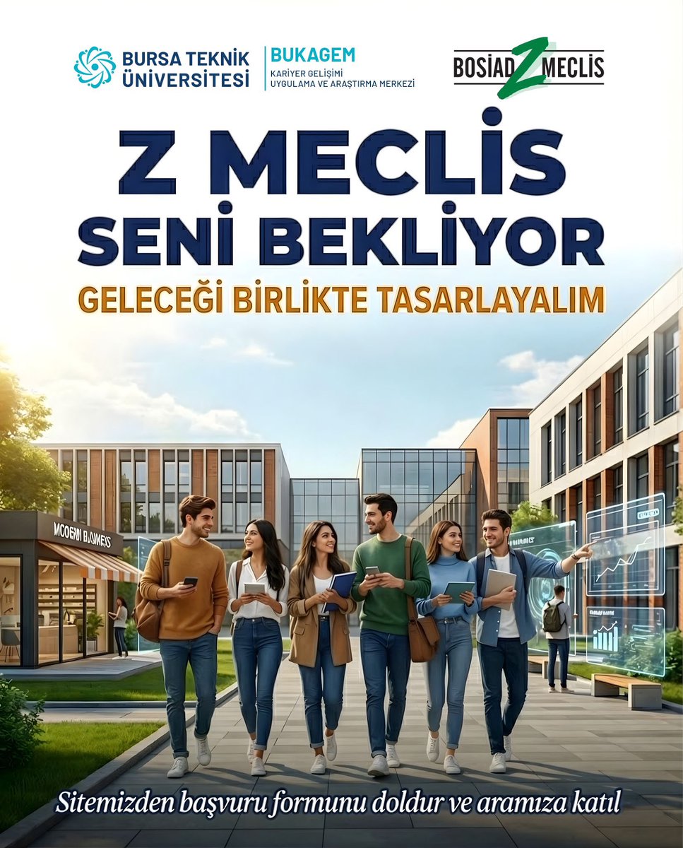 🚀 BOSİAD Z Meclis Başvuruları Açıldı!
Sanayi projeleri, liderlik, staj ve etkinlik fırsatları seni bekliyor! 🤝✨
1., 2., 3. sınıflar başvurabilir.
⏳ Son Gün: 5 Aralık
🔗 Başvur: share.google/aWQXpo7XX5Q5ch…
📍 Mülakat: 6 Aralık – BTSO
📩 bosiadzmeclisi@gmail.com