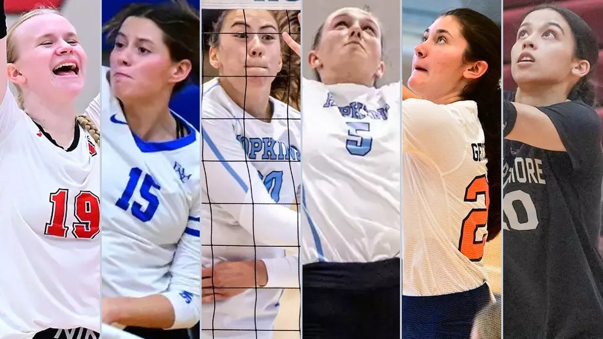 CentennialConf's tweet image. VB | @AVCAVolleyball ALL-AMERICA

6⃣ #CCvb players honored

@JHUVB Simone Adam becomes just 2nd player in #CentConf history to be named to the first team twice 

📰 bit.ly/3M5hrjA

#d3vb #IgnitingGreatness
