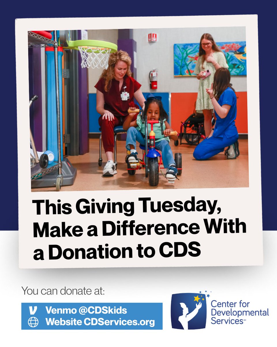 This Giving Tuesday please consider donating to CDS. You can donate to us through our Venmo <a href="/CDSkids/">CDS Kids</a> or our website CDServices.org.