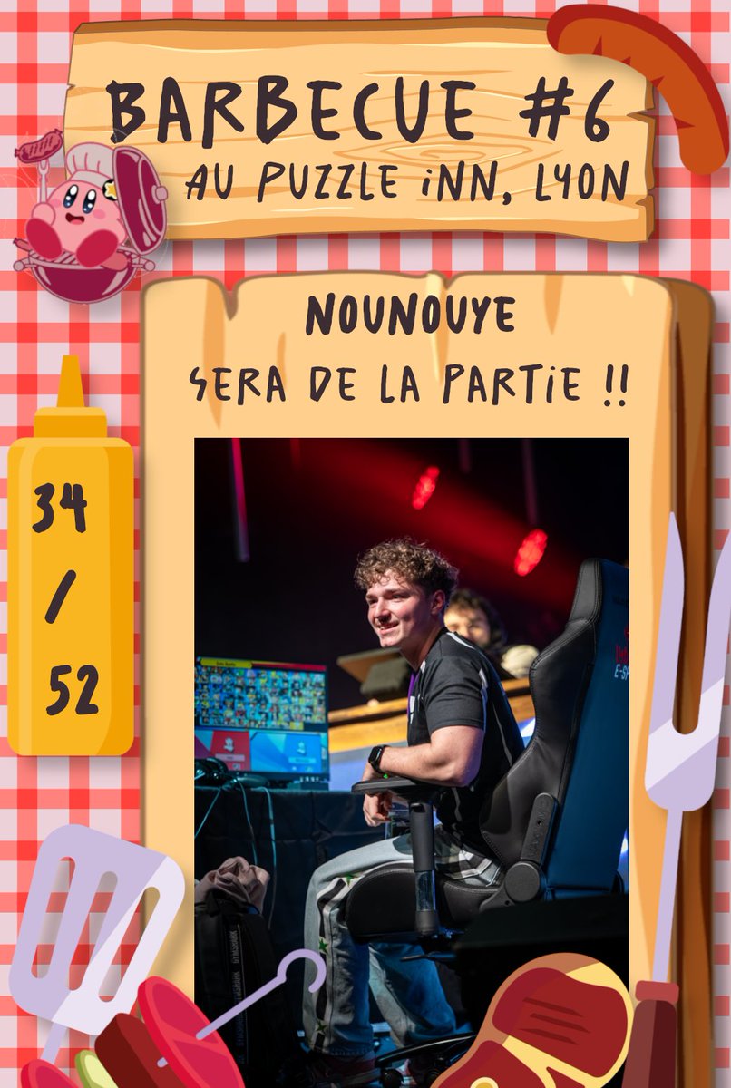 [Barbecue #6 - Tartiflette Edition]

(J-1 avant la fin des inscriptions)

<a href="/nounouye/">Nounouye</a> participera au Barbecue !!
Ne tardez pas à prendre votre place~

A samedi !!

📸 : <a href="/coralinelrtt/">𝐶𝑜’</a>