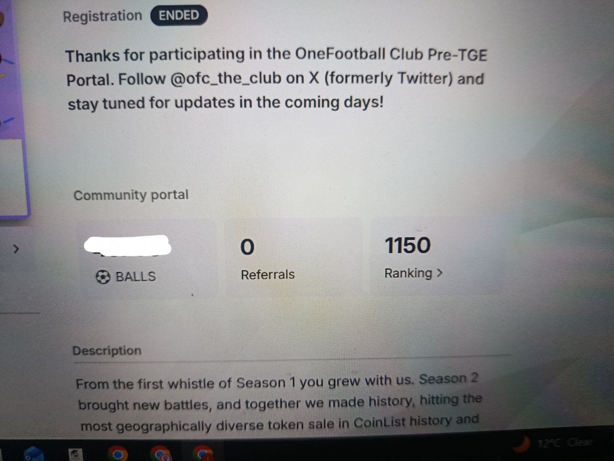 CryptooThings's tweet photo. Hey $OFC believers
As TGE is around the corner
Here is small giveaway from my side

If you guess my balls right ,i will give you 5% of my reward on TGE 

The percentage will be 10% if i get my dream reward from @ofc_the_club as airdrop on this ranking 🤞💯

#Crypto
#OFC https://t.co/Z1iBe3FwCG