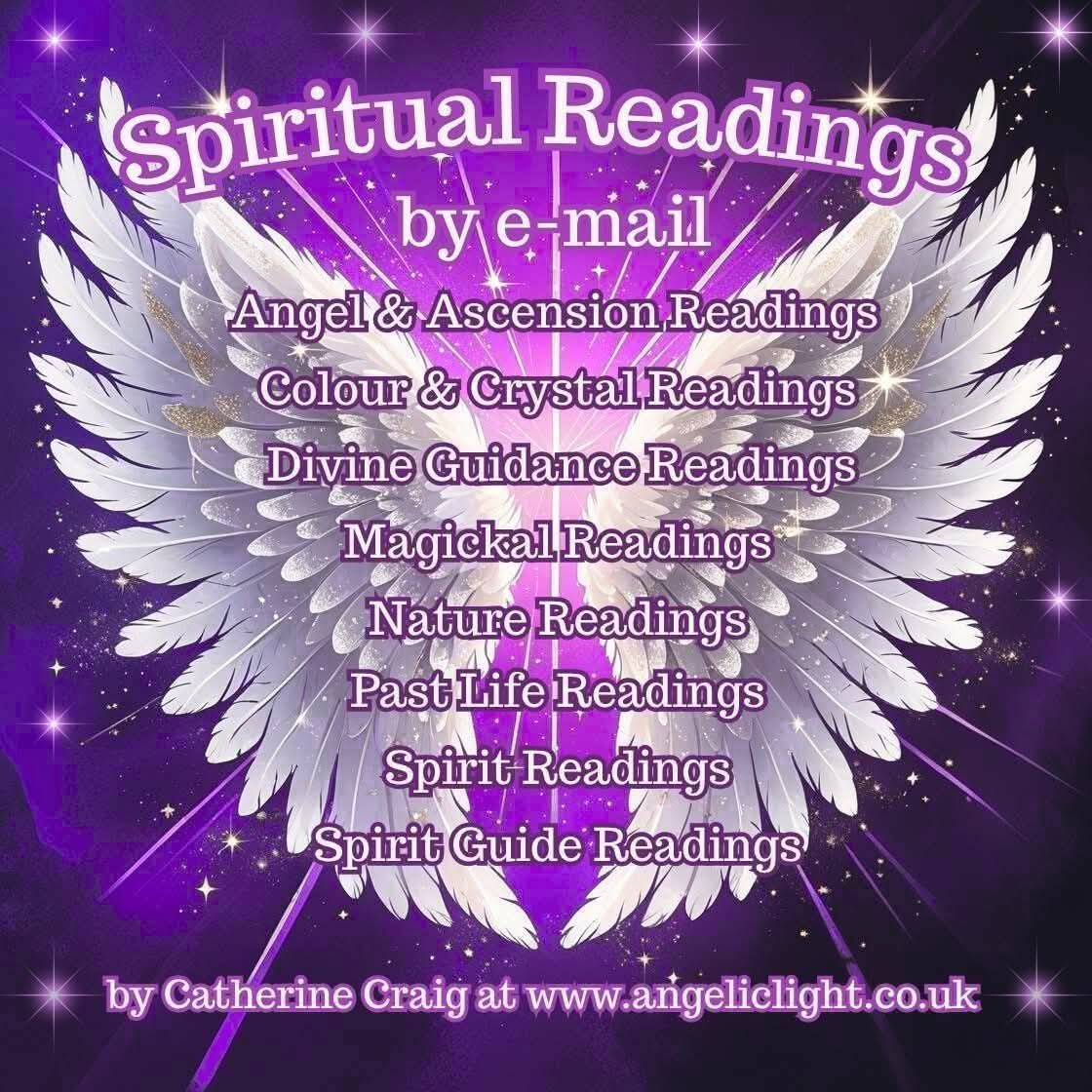 AngelicLight444's tweet photo. 💜 Spiritual Readings by email💜

Would you love to receive spiritual guidance to help you on your path? If so, why not book a channelled Reading by e-mail with me at https://t.co/hf0wrxeQKy

I look forward to helping you! Love, Catherine 💜 https://t.co/yn3qVQXEyU