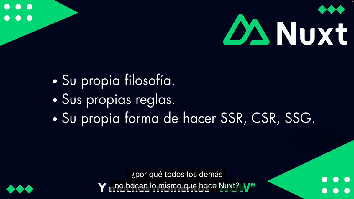 DevTalles's tweet image. 🚵‍♂️Trabajando para ofrecerles más opciones de accesibilidad, les avisamos que se añadieron subtítulos en español para el curso de framework #NuxtJS, COMPLETO.

🙏🏻¡Esperamos su apoyo revisándolos y haciéndonos llegar sus comentarios!

Accede al mismo desde:👉🏻cursos.devtalles.com/courses/nuxt?c…