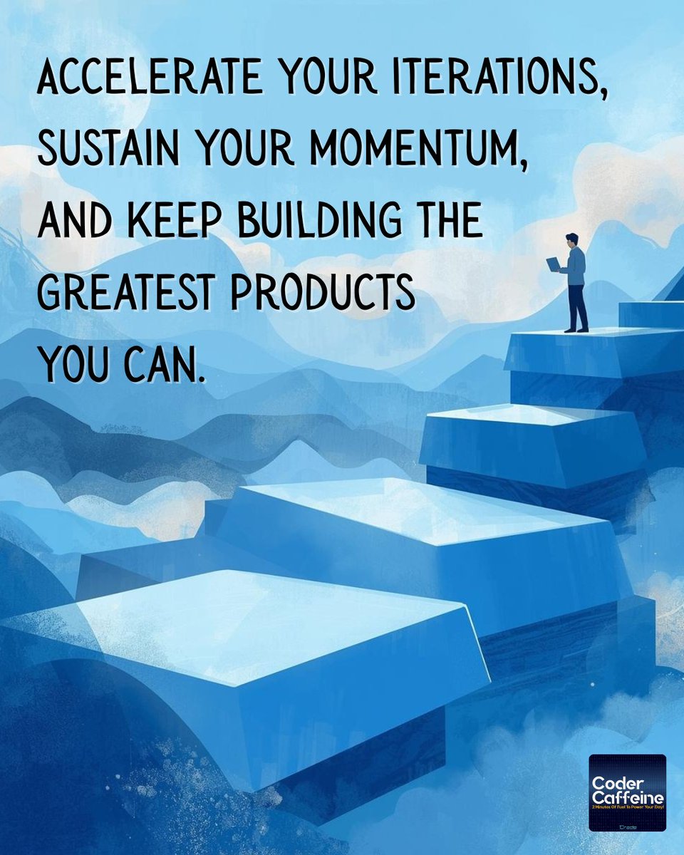 codercaffeine_'s tweet image. Scared to fail? Scared of judgment? That’s why you’re stuck. Start moving, start iterating, start winning.

#podcast #coderlife #codercommunity #mindset #motivation #growthmindset #codercaffeine #credscurator
