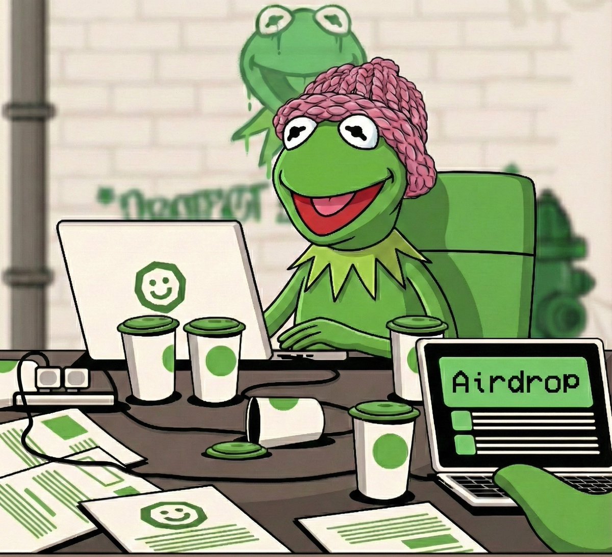 Kermitwifhat's tweet image. CLAIM 200,000 $KWIF

STEP 1: 💜 &amp;amp; 🔄 + Follow - @Kermitwifhat
STEP 2: Drop your $SOL wallet

First 666 wallets gets guaranteed airdrop
#SolanaAirdrop #SolanaMemeCoin #solana