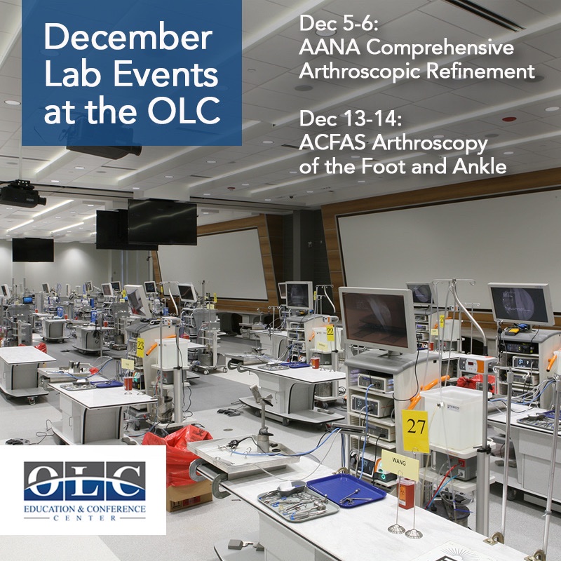 2025 has been an incredible year at the OLC — and we’re closing it out strong with two upcoming courses:
Dec 5–6: AANA Arthroscopic Refinement
Dec 13–14: ACFAS Foot &amp; Ankle Arthroscopy
Limited spots. Details: olcevents.com/olc-calendar/
#OLCEvents #MedicalEducation