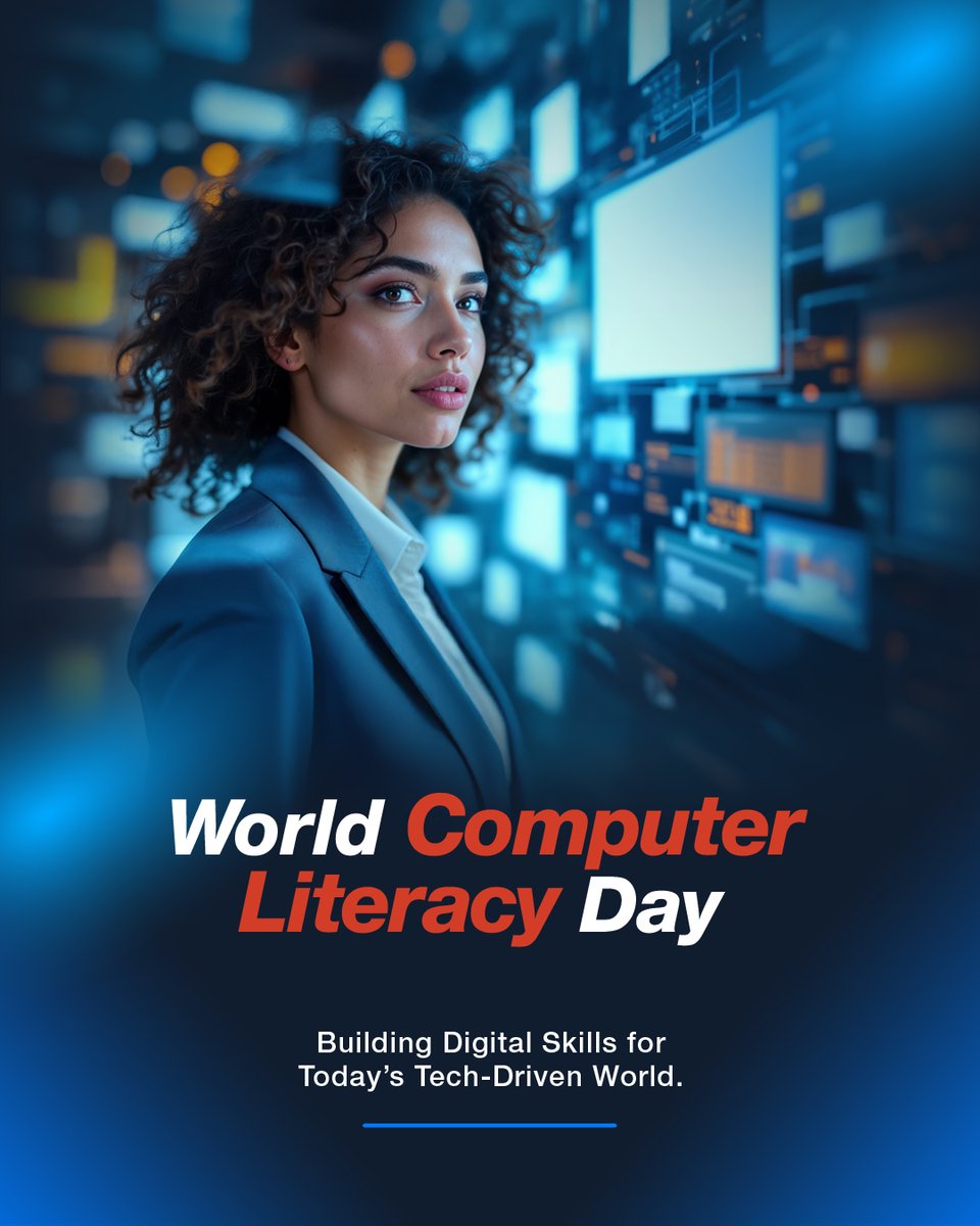 QuickStartIntel's tweet image. Today is World Computer Literacy Day!

If you have basic computer skills, you can start building job-ready tech skills with QuickStart’s online bootcamps.

Ready to grow your digital confidence and explore a tech career?
Learn more: ow.ly/sbLV50XAgN2

#WorldComputerLiteracy