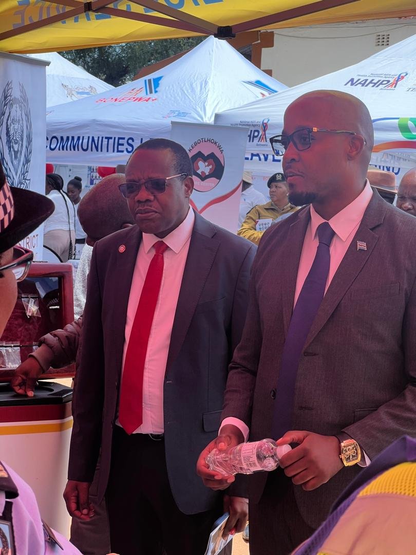 WHO Country Representative Dr Fabian Ndenzako joined <a href="/MoHBotswana/">Ministry of Health, Botswana</a> led by Hon. Minister Dr Stephen Modise, <a href="/NAHPABotswana/">National AIDS and Health Promotion Agency-Botswana</a>, <a href="/UN_Botswana/">UN Botswana</a> including <a href="/BotswanaUnaids/">UNAIDS Botswana</a> and partners in Kanye to mark #WorldAIDSDay under the theme: “Overcoming Disruption, Transforming the AIDS Response.”