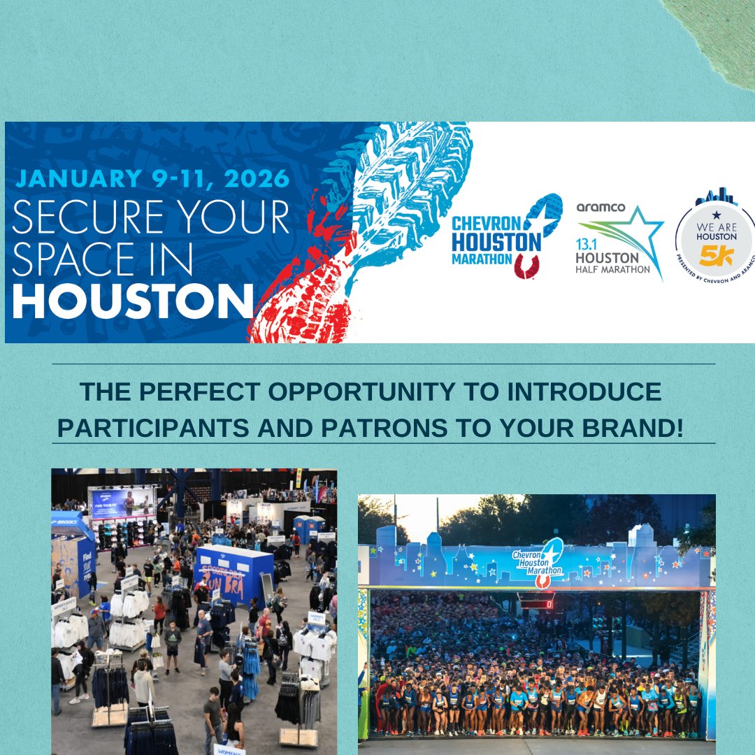 Join 57,000+ runners at the Houston Marathon Health &amp; Fitness EXPO! Jan 9–10, 2026 at GRB Convention Center. 100+ vendors, gear, samples &amp; more. #HoustonMarathon

 eventhub.net/events/2026-Ho…