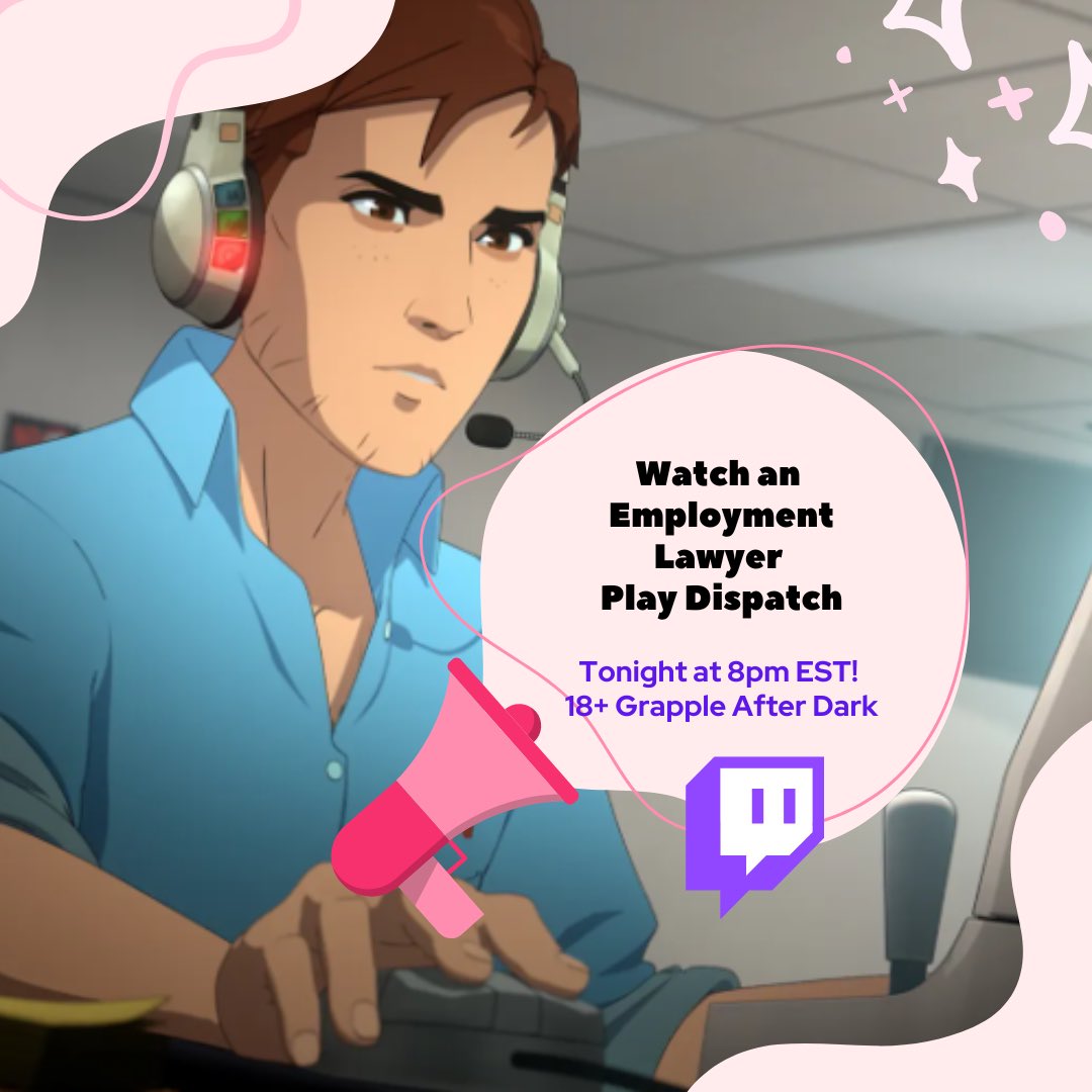 GrappleGirl's tweet image. Tonight, we play Episodes 5&amp;amp;6 of Dispatch, then some Fortnite before bedtime!  18+ stream. 

Sad that next week, we’ll wrap up Dispatch. I’ve loved this game! 🥰