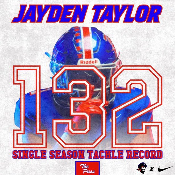 CharlesmeehanJr's tweet photo. If your looking for an elite linebacker (class of ‘26) who can shut down not only a offenses run game but also their passing abilities just as well, then let me introduce you to my guy @JaydenT22! He’s an absolute beast, breaking the all time record at Pass Christian High-school for most tackles in a single season with a whopping 132 tackles, averaging 10.2 tackles a game. @coachdt48 @CoachT_99 @DLINEWHISPERER @CoachSmith_PRCC @Coastfootball @_CoachLou_ @TerrenceIsaac1 @_CoachSteckel @CoachMathies @5StarScouting