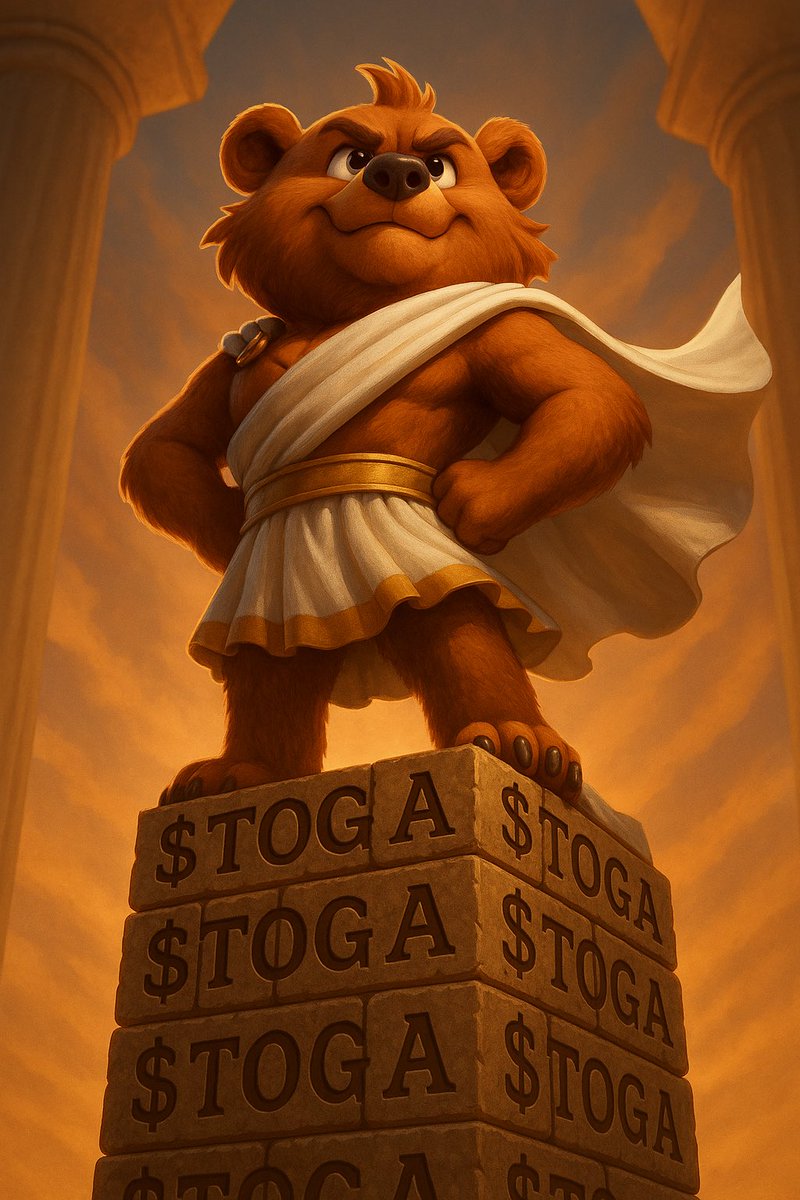 jriveraink's tweet photo. This guy right here, this bear, @toga_coin is a juggernaut that won’t be stopped!

Built with  solid foundation $TOGA IS HERE TO STAY!

So much has happened already since its launch and it rises to the occasion every time!

Next batch of holder rewards in a week!

What are you waiting for!?

Just look at the chart