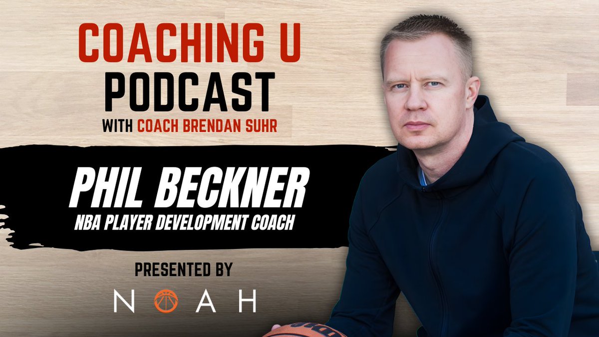 🎙️ NEW PODCAST: Coach Brendan Suhr is joined by NBA player development coach <a href="/PhilBeckner/">Phil Beckner</a> on episode 316 of the Coaching U Podcast pres. by <a href="/noahbasketball/">Noah Basketball</a> 

🎧 Listen on your favorite platform:
🔗 coachingulive.com/pod

📺 Watch!
coachinguplus.com/programs/ep316