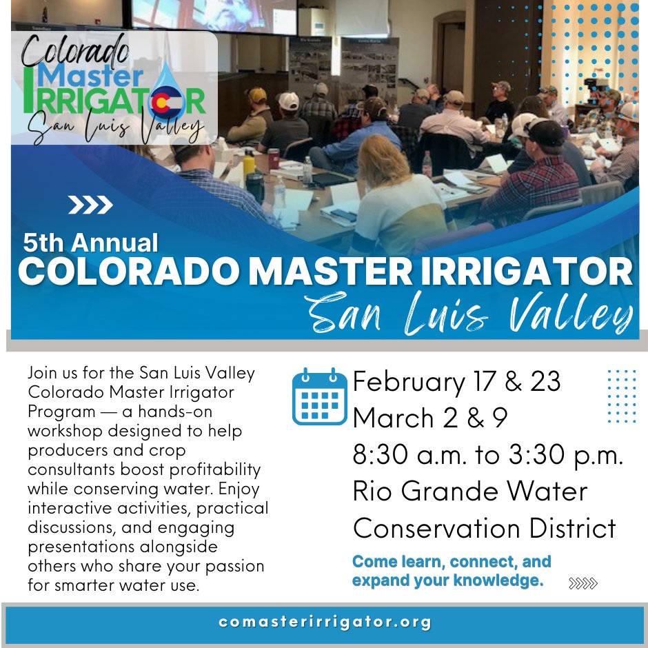 Colorado Master Irrigator tweet media