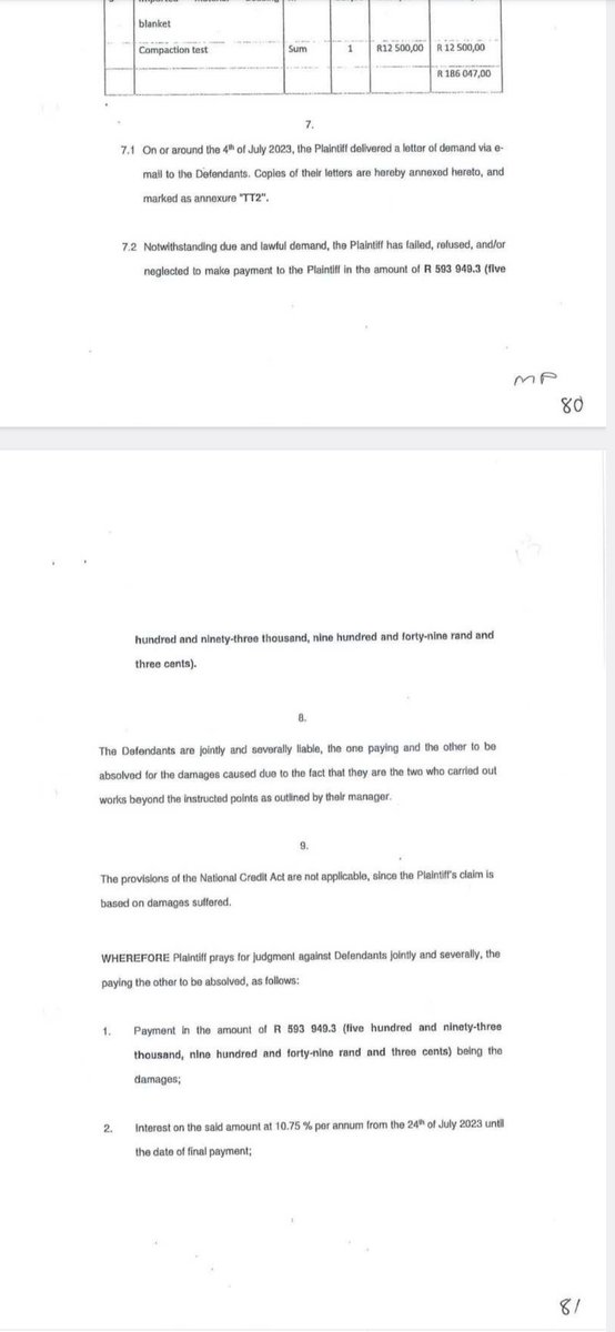 The DA tried to block the Vermaak report. Went to court to intimidate Adv Vermaak to retract his evidence of DA corruption. TESS Engineers had their R1.3m Tender withdrawn without reason after they've already done work loosing over R593k in favour of DA preferred Umlazi Civils.