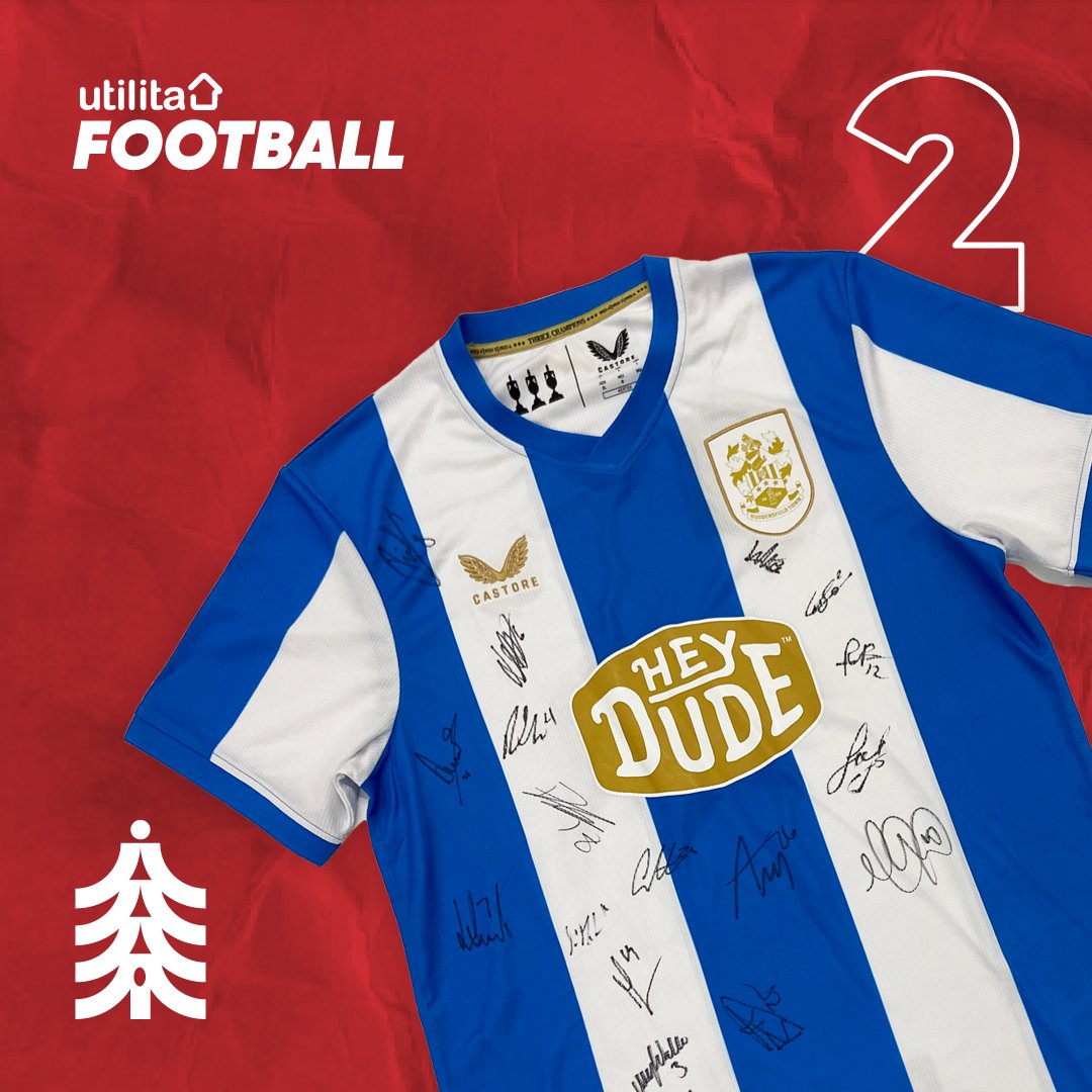 🎁 𝐔𝐅 𝐀𝐝𝐯𝐞𝐧𝐭 𝐂𝐚𝐥𝐞𝐧𝐝𝐚𝐫 🎁

✍️ 🤩 Win yourself this 25/26 signed <a href="/htafc/">Huddersfield Town</a> home shirt for Christmas! 🔵 ⚪ 

RT, follow us and tag a mate to enter - entries close at 15:59 on Wednesday 3rd December and winners will be notified by DM.

𝐈𝐧𝐜𝐫𝐞𝐚𝐬𝐞 𝐲𝐨𝐮𝐫