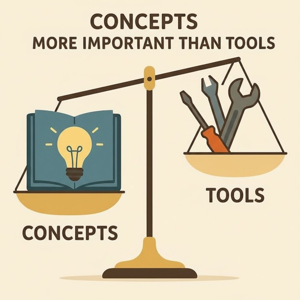 CodeToCloudxx's tweet image. Doesn’t matter if you are a developer, QA, or DevOps, concepts are always more important than tools or tech.

Isn&apos;t it ?