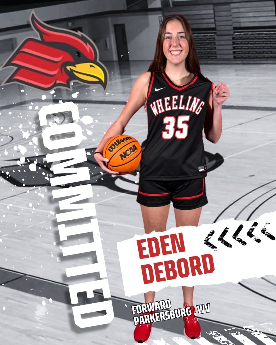 EdenDebord's tweet photo. I’m excited to announce that I have officially committed to Wheeling University to continue my academic and basketball career!
I want to thank my family, coaches, teammates, and everyone who has supported me along the way. 

I can’t wait to get to work. Go Cardinals! ❤️🏀 https://t.co/re8ULTGbNt