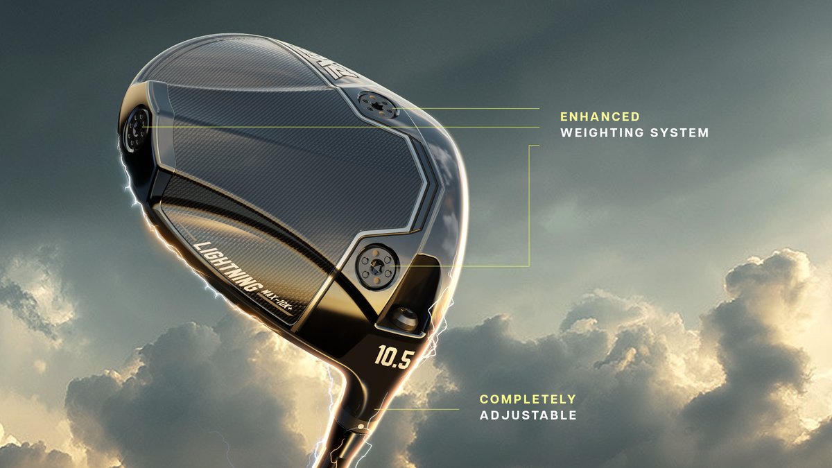 pxg's tweet image. Take charge on the course with new PXG Lightning Woods ⚡ Our fastest woods ever are designed with new head shapes, a Frequency Tuned Face for faster energy transfer, and adjustable weights to fit every player type and skill level. Book your fitting 👉 pxg.golf/48oGlSA