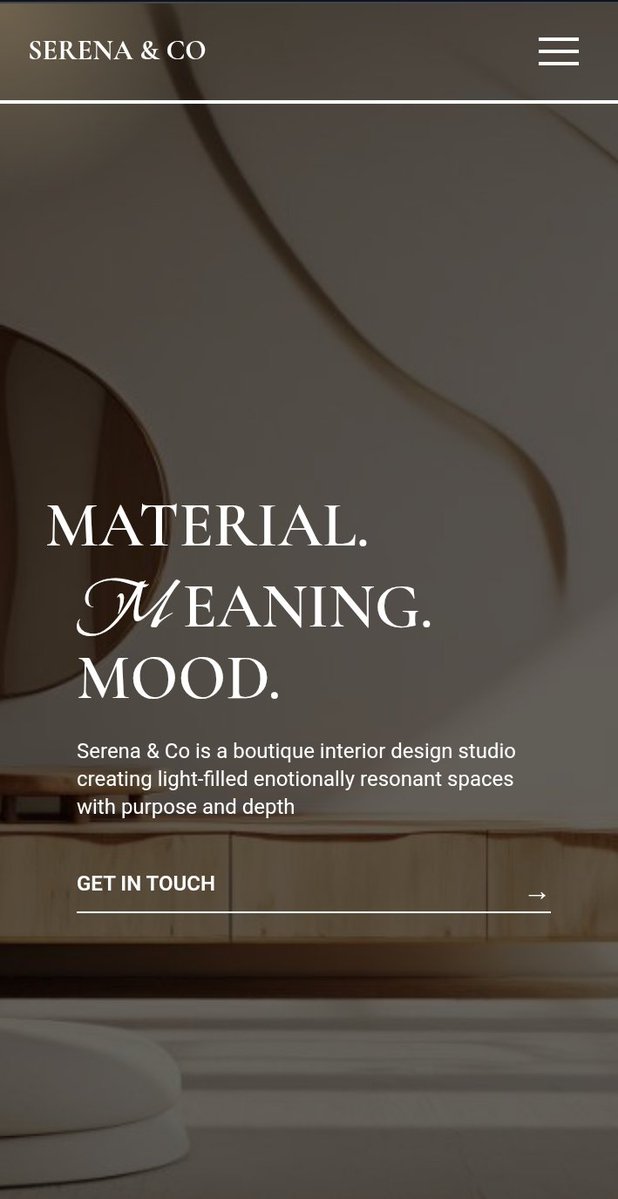 foid_E's tweet image. New project just dropped! 🤭🚀
I built this Serena &amp;amp; Co interior design website during the @SheCodeAfrica Cycle 2 Mentorship. Grateful for the growth ✨ 

Live link + GitHub 
serena-co.vercel.app
github.com/foidevans/Sere…

#WomenInTech #FrontendDeveloper #Buildinpublic