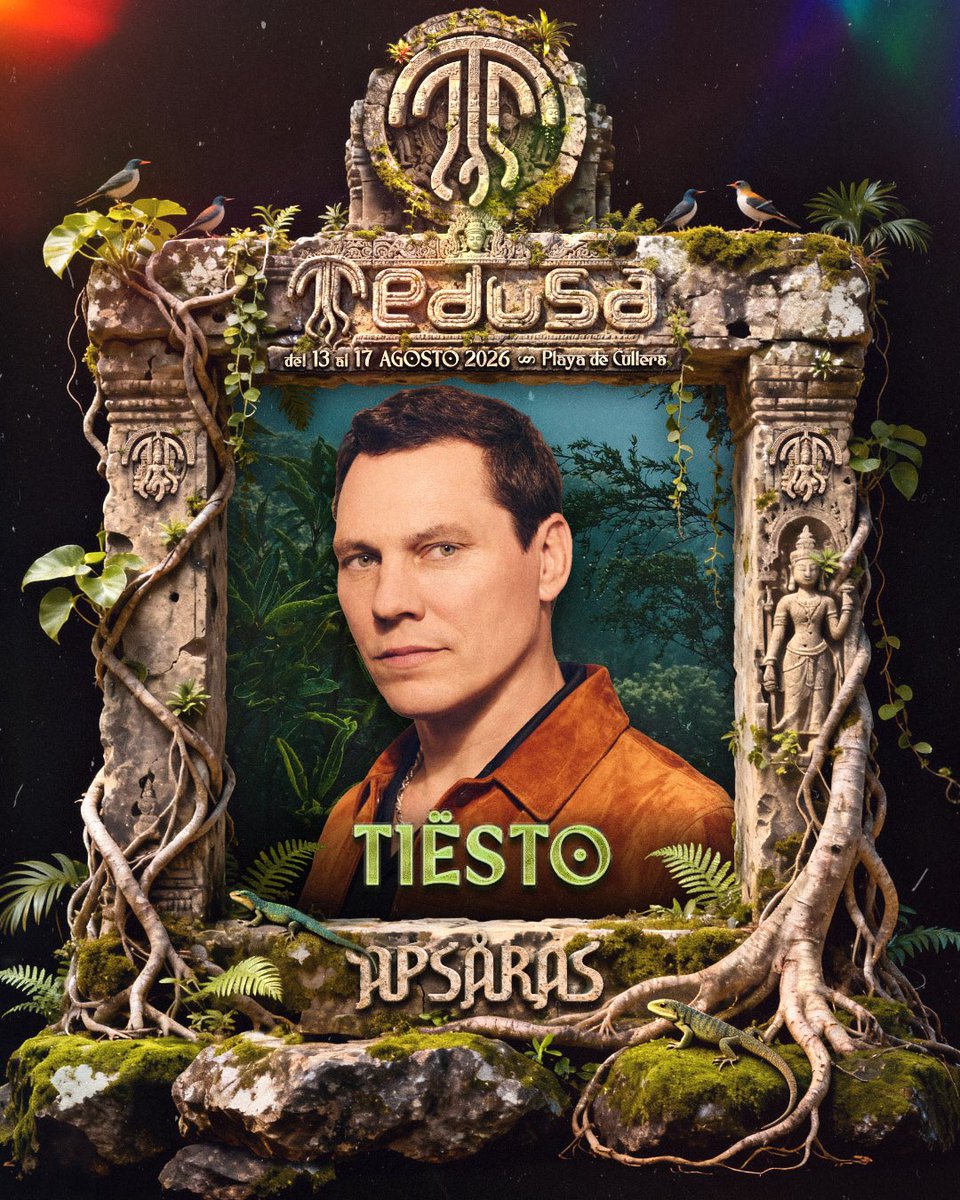 MedusaFestival's tweet image. El rey del EDM, @tiesto, llegará al imponente escenario Apsaras. Para celebrarlo...¡𝐒𝐎𝐑𝐓𝐄𝐀𝐌𝐎𝐒 𝟐 𝐀𝐁𝐎𝐍𝐎𝐒 𝐆𝐄𝐍𝐄𝐑𝐀𝐋𝐄𝐒! 🎟️ 𝐏𝐚𝐫𝐚 𝐩𝐚𝐫𝐭𝐢𝐜𝐢𝐩𝐚𝐫 𝐞𝐧 𝐞𝐥 𝐬𝐨𝐫𝐭𝐞𝐨:

Síguenos @medusa_festival y haz RT. Anunciaremos ganador/a el 9/12. Suerte!