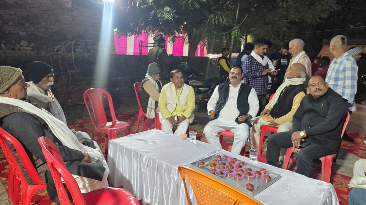 Virendra_mla's tweet image. आज क्षेत्र में।