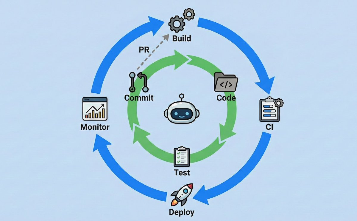 OpenHandsDev's tweet image. Have you heard of the inner and outer loops of development?

It&apos;s a term coined in Microsoft in the late 2010s, and development was moving from single workstations to cloud-based collaboration.