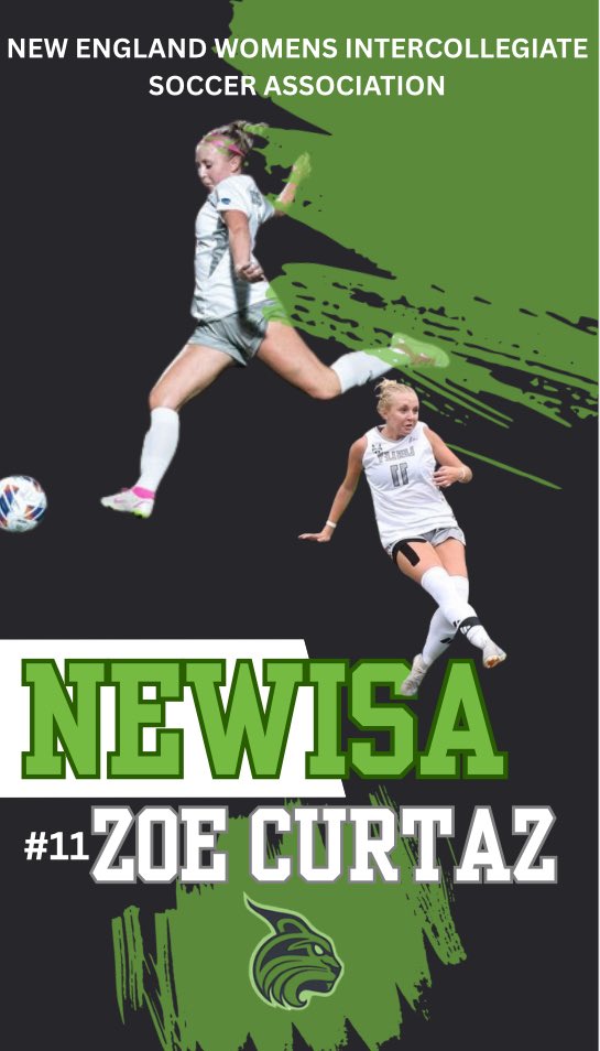 Congratulations to senior Zoe Curtaz on being selected to the NEWISA Senior game! #lesleysoccer #Scolynx