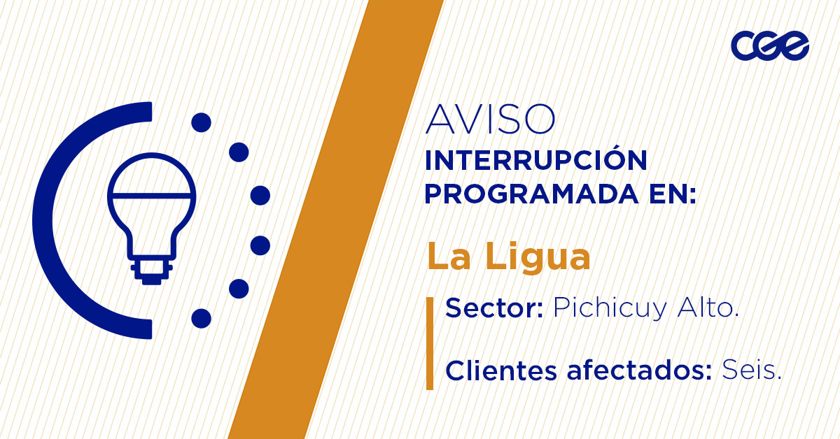 CGE_Clientes's tweet image. Para mejorar la calidad del suministro de nuestros clientes de #LaLigua, este viernes, entre 10:00 y 13:00 horas, se realizará una #InterrupciónProgramada (sectores en la imagen 👇) debido a trabajos de mejoras. Recuerda desconectar tus artefactos 🔌