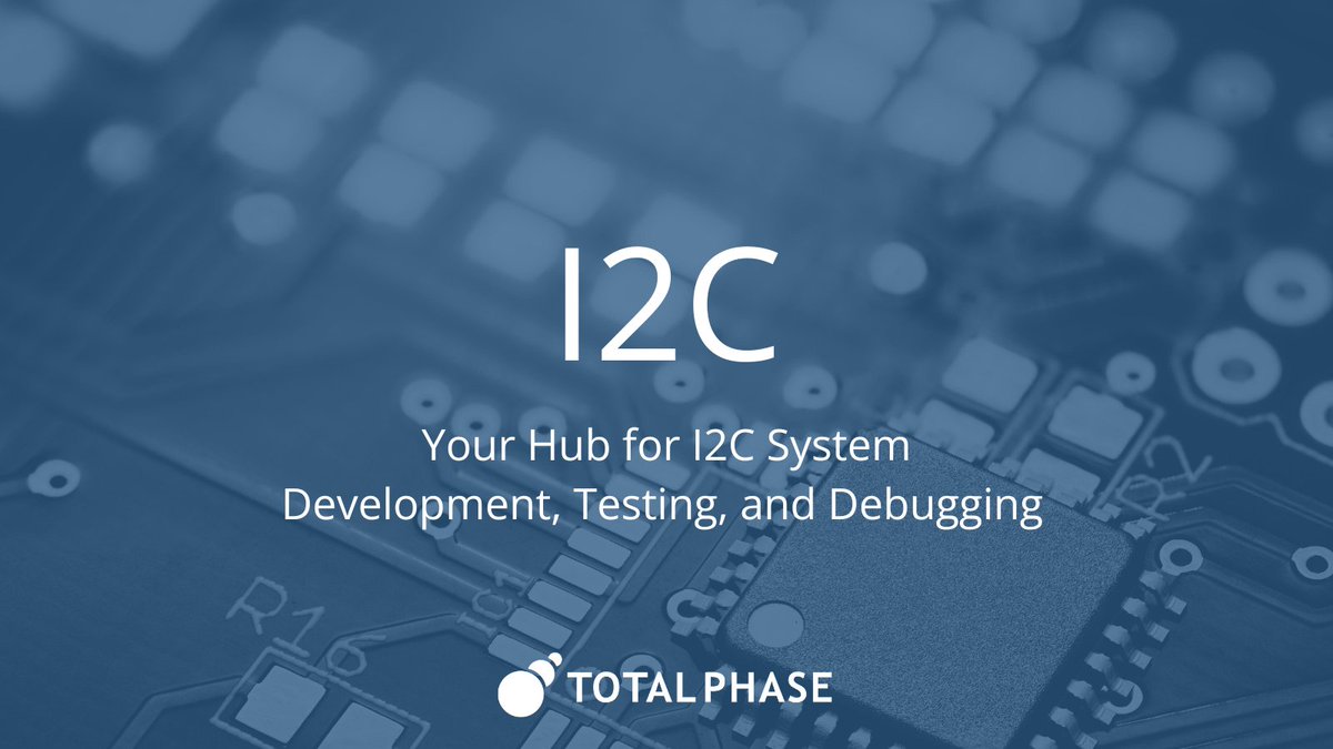 totalphase's tweet image. Developing or debugging an #I2C system? From host adapters for system emulation to I2C sniffers for protocol analysis, our I2C Hub offers product comparisons, FAQs &amp;amp; resources to help you choose the right tool. Find your perfect fit: totalphase.com/protocols/i2c/