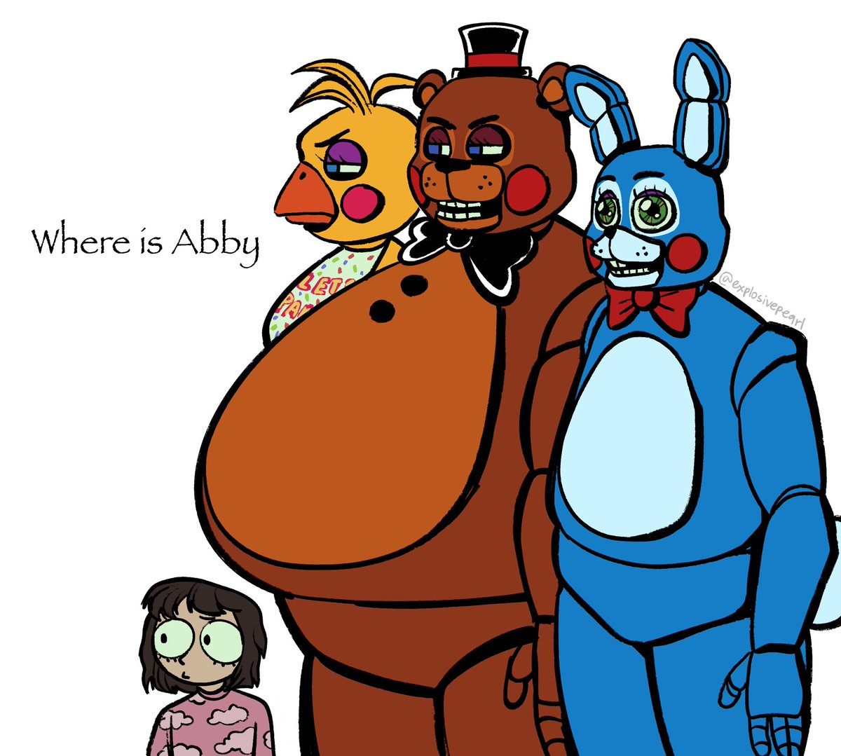 explosivepearl's tweet image. my predictions for fnaf 2 movie plot