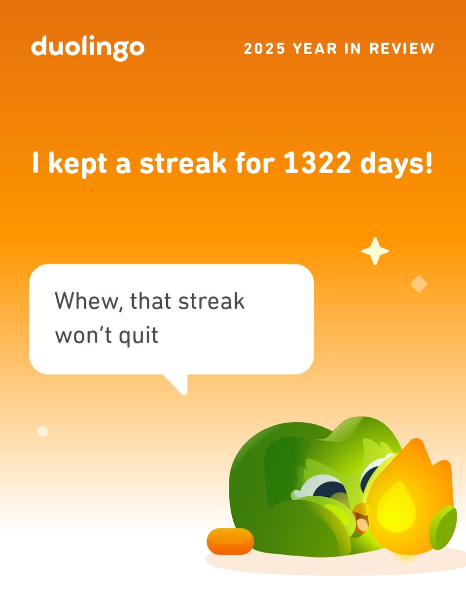thewritingkoala's tweet image. Hey at least something went well for me this year...

#Duolingo #duolingo365 #languages