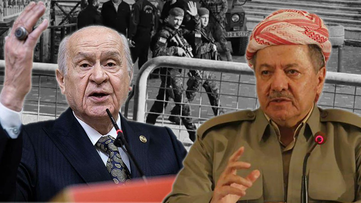 Barzani’den Bahçeli'ye sert yanıt: Allah hidayet verdi sandık ama... koyun postuna bürünmüş

KDP lideri Mesud Barzani’nin Şırnak’ın Cizre ilçesinde düzenlenen Melayê Cizîrî Sempozyumu'na katılması ve ziyaret sırasındaki güvenlik tedbirleri üzerine MHP lideri Devlet Bahçeli’nin