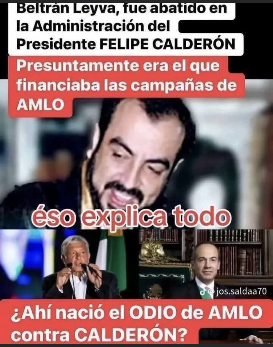 Por qué el perverso mitomano #NarcoExPresidenteAMLO odia a Calderón?