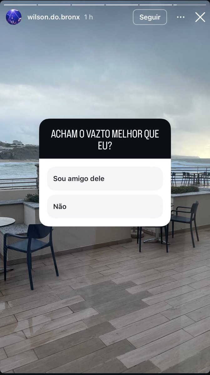 Este gajo, supostamente reformado, está preocupado em saber se a malta o acha melhor ou pior que o Vazto. A insegurança dele fala tão alto que as próprias respostas à pergunta demonstram isso.