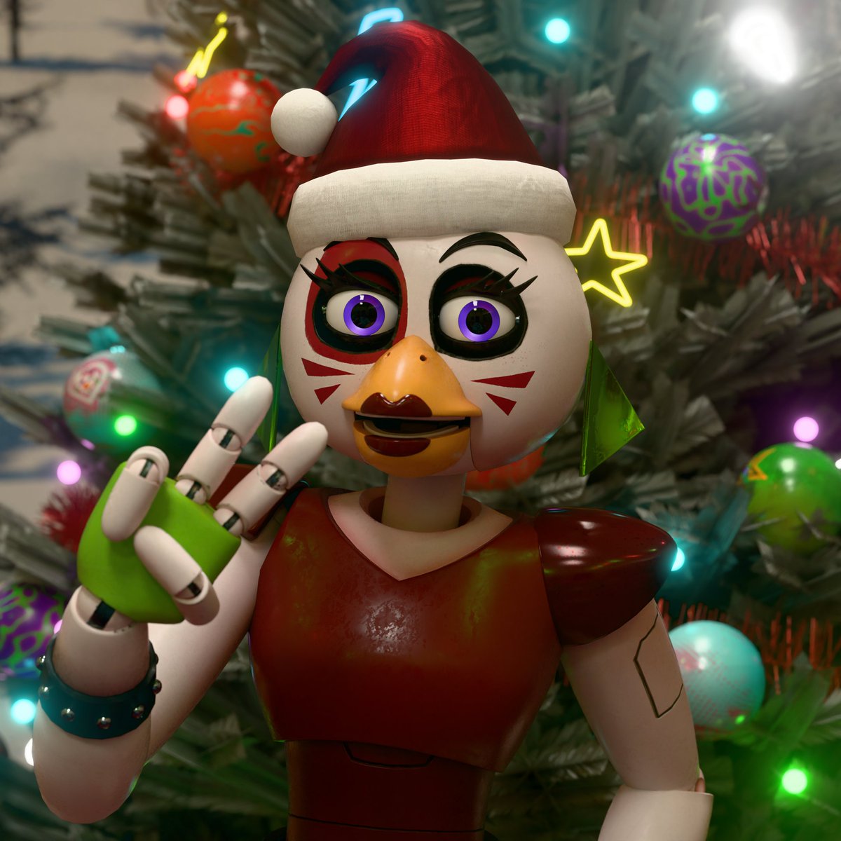 Christmas chicken
#glamrockchica #fnaf #fnafsb #blender